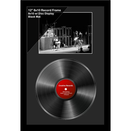 12" Record with 8x10-inch Photo Frame
