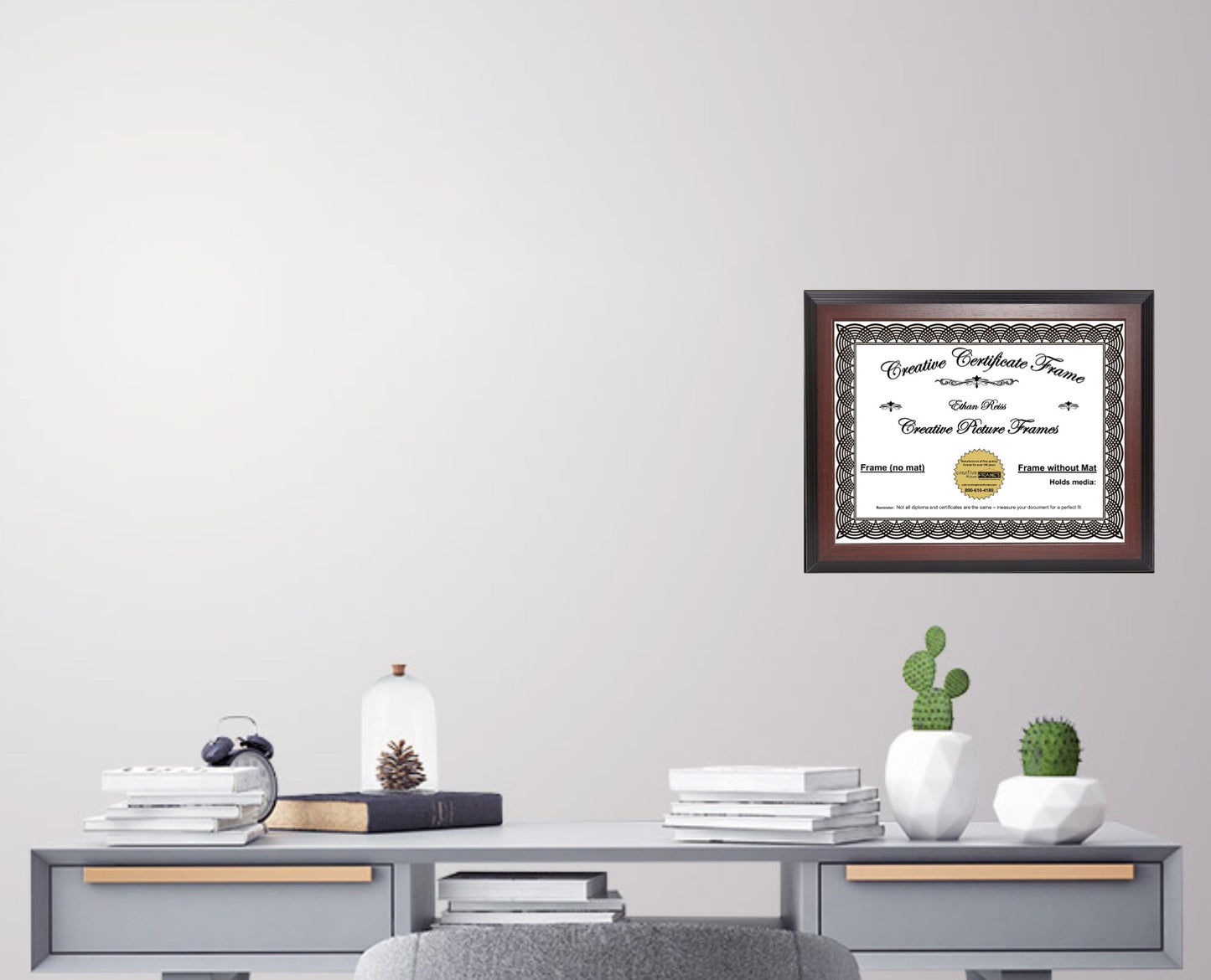 Congress Mahogany Diploma Frame (no Mat)