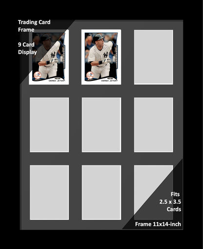 2.5" x 3.5" Multi Opening Horizontal Trading Card Collector Frame