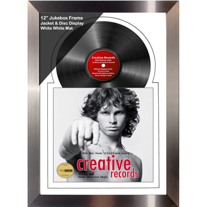 12" Jukebox Record Frame with Double Mat
