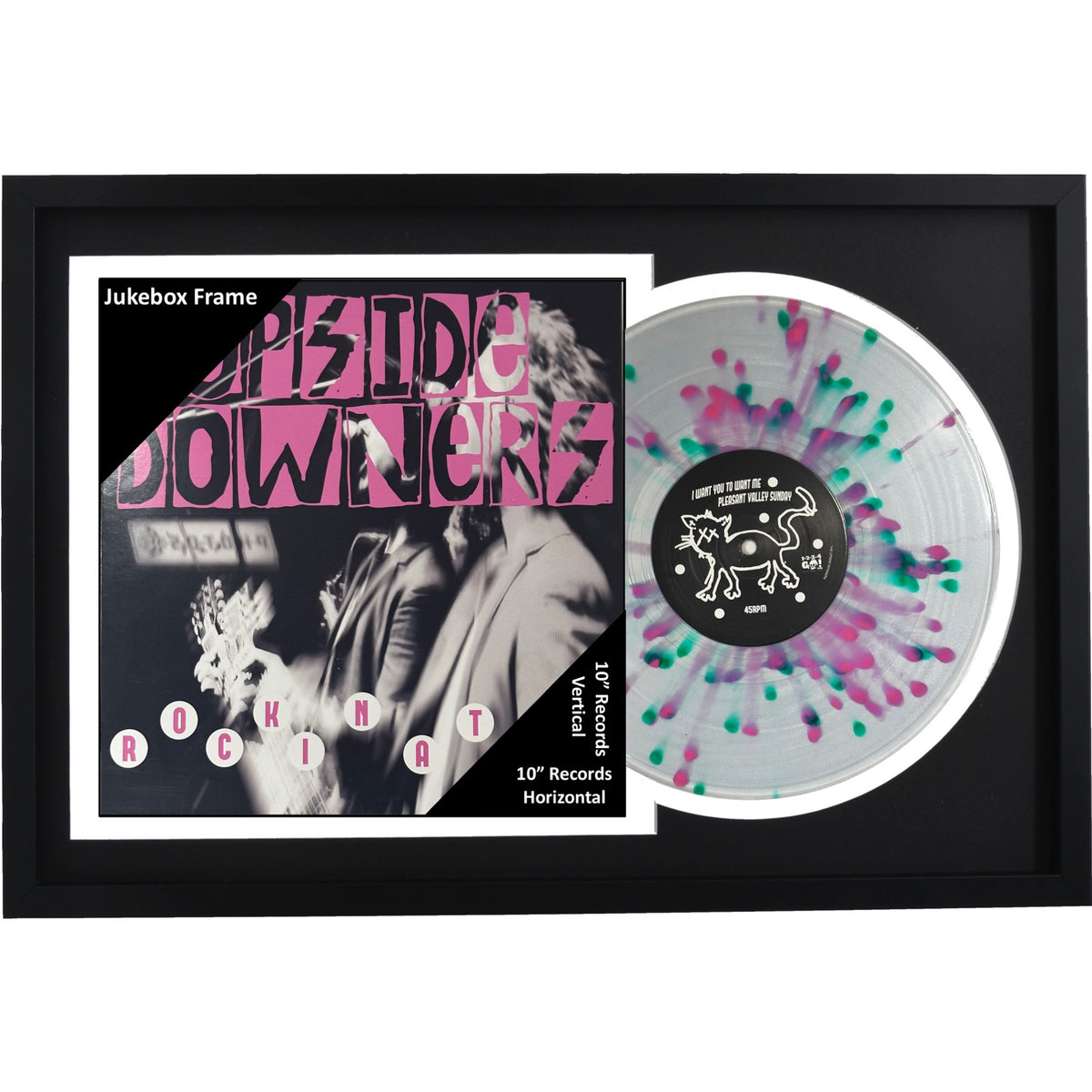 10" Jukebox Record Frame with Double Mat