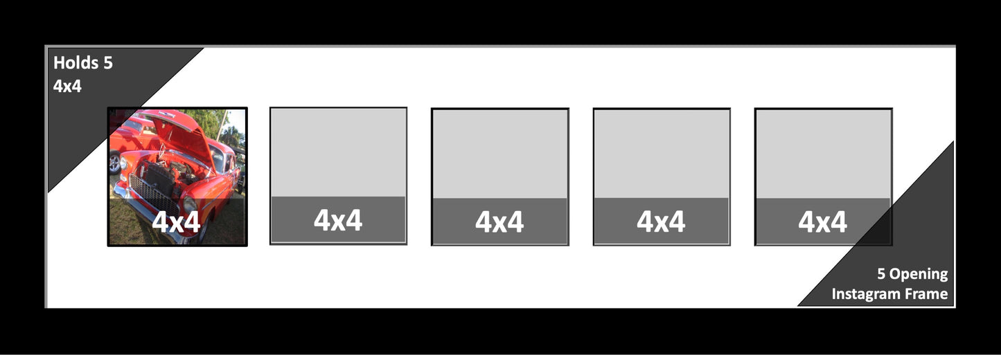 4x4 Multi Opening Picture Frame