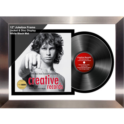 12" Jukebox Record Frame with Double Mat