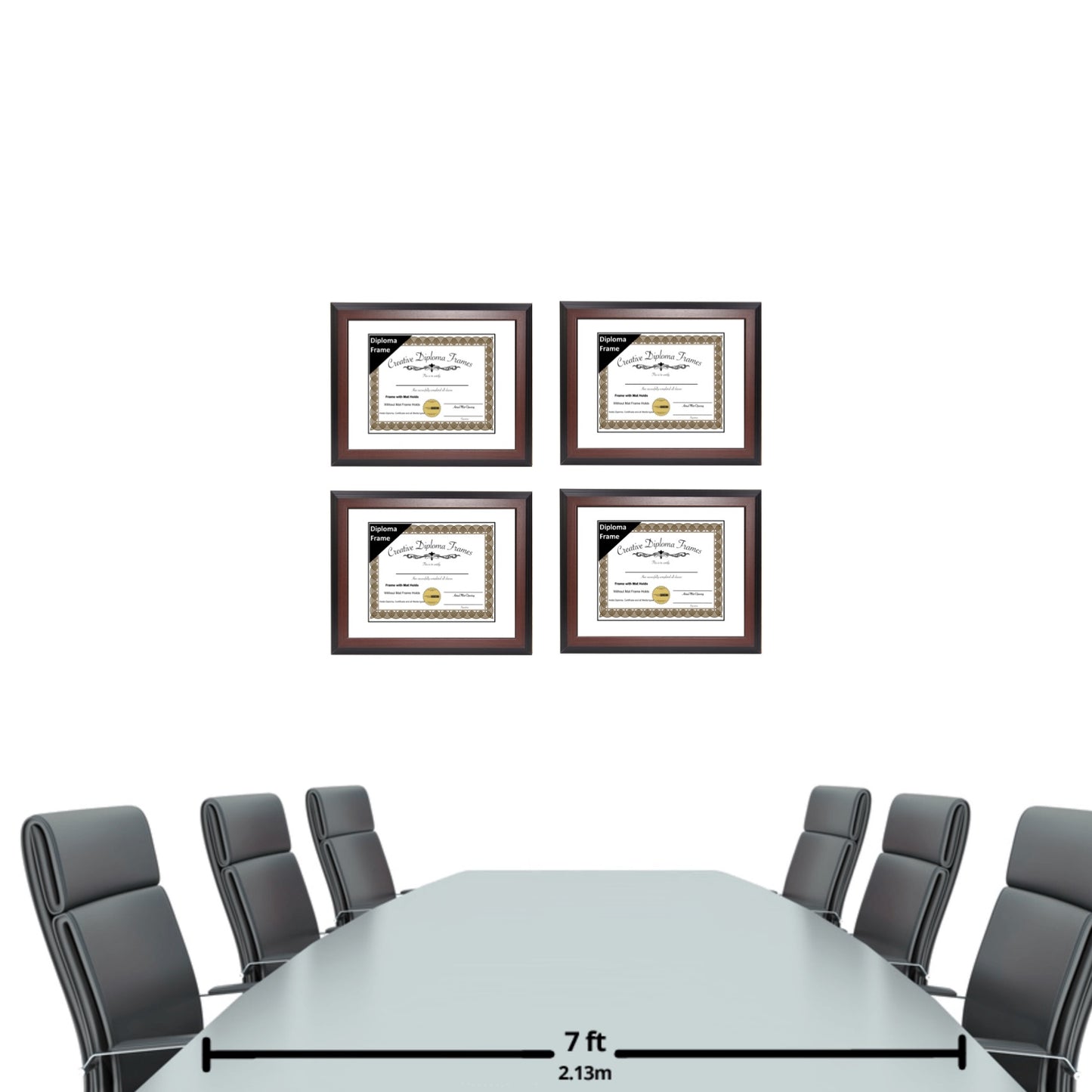 Congress Mahogany Diploma Frame with Mat