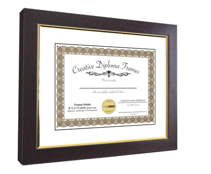 Majestic Mahogany Diploma Frame with Mat