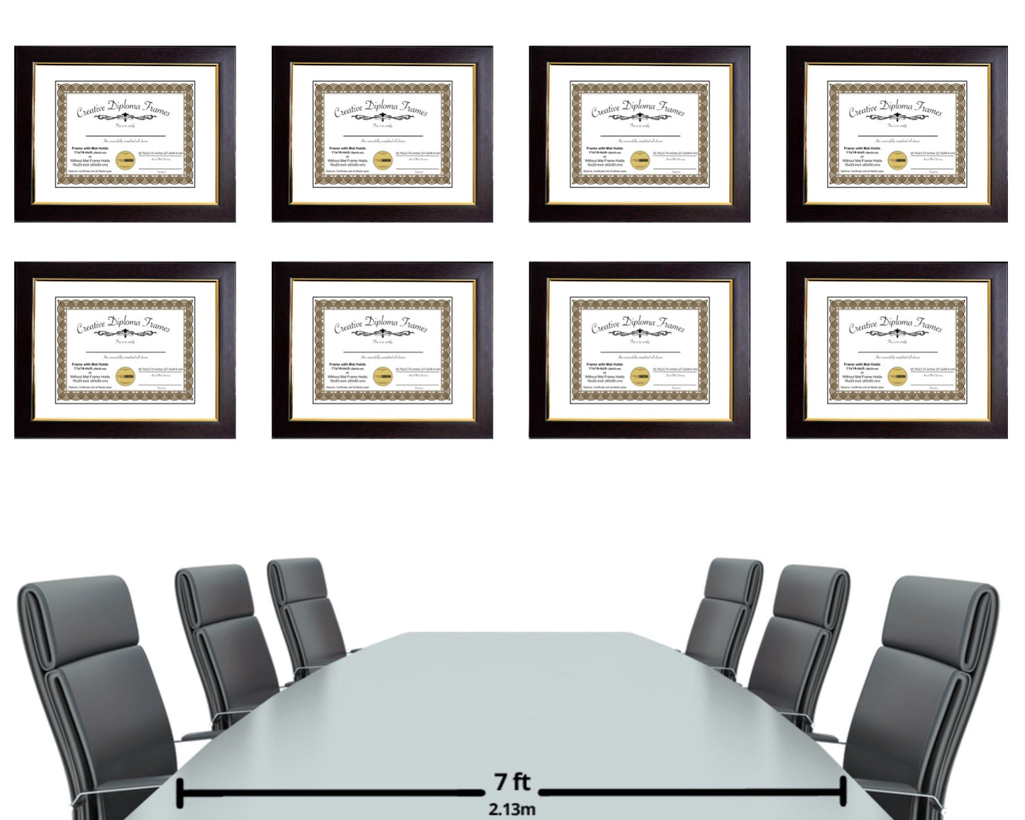 Majestic Mahogany Diploma Frame with Mat