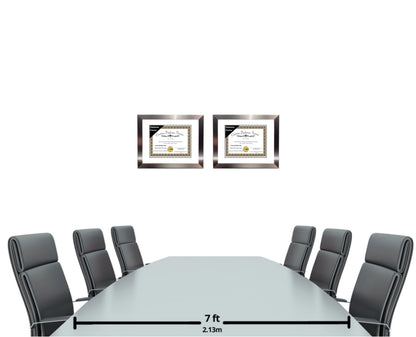 Carnegie Stainless Steel Diploma Frame with Mat