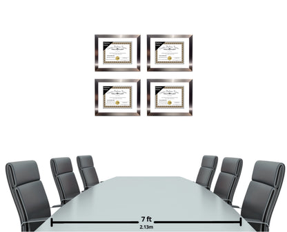 Carnegie Stainless Steel Diploma Frame with Mat