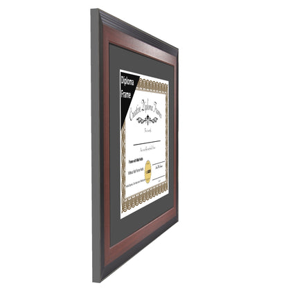 Congress Mahogany Diploma Frame with Mat