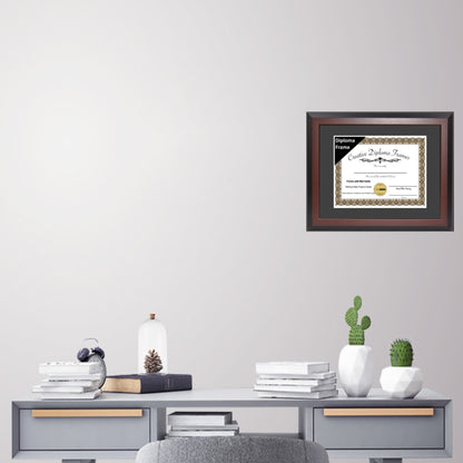 Congress Mahogany Diploma Frame with Mat