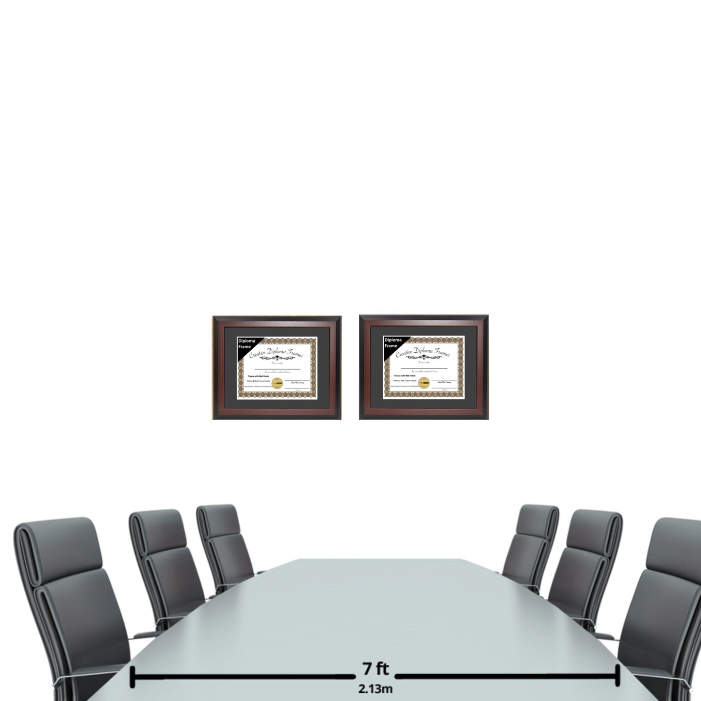 Congress Mahogany Diploma Frame with Mat