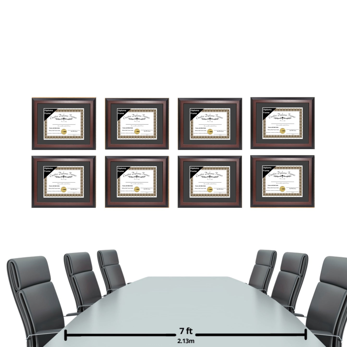 Congress Mahogany Diploma Frame with Mat