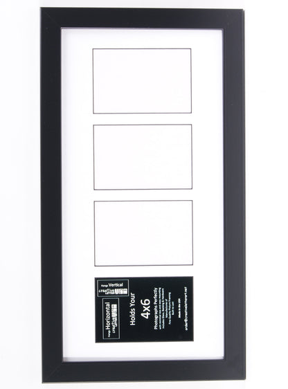 4x6 Small Multi Opening Manhattan Black