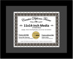 Traditional Black Diploma Frame with Mat
