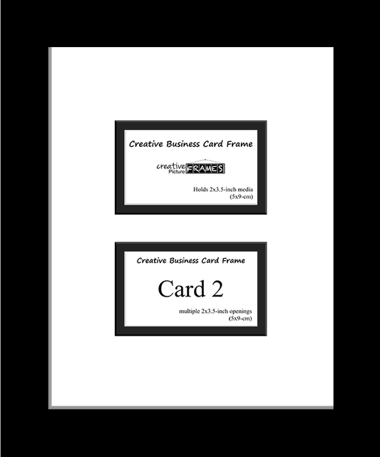 Multi Opening Business Card Frame