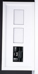 4x6-inch 2-6 Opening White Vertical Picture Frame