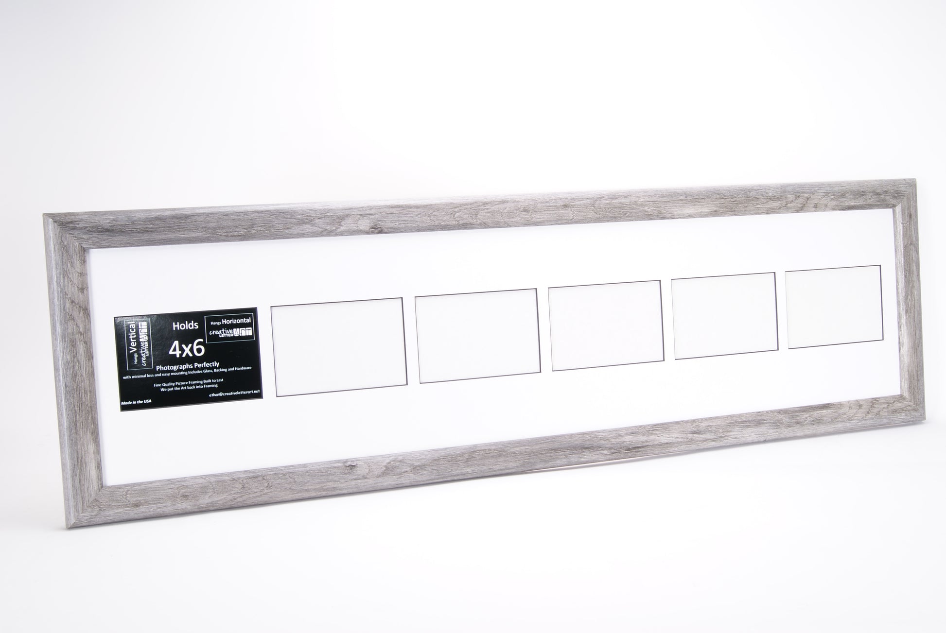 DRIFT-WOOD White 4x6 Frame