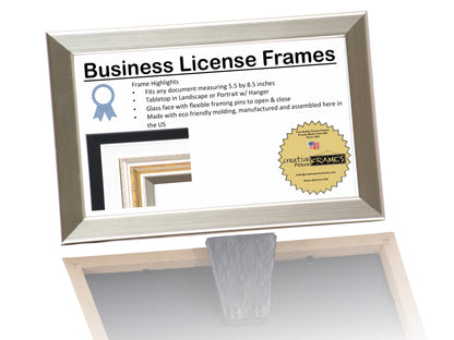5.5x8.5 License Frame