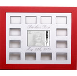Personalized 12 Month Photo Collage - 16x20 Candy Color Frames