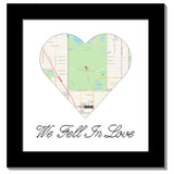 "We Fell in Love" Heart Opening Frame