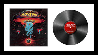 12" Album Cover and LP Disc Frame in our Manhattan Black Frame