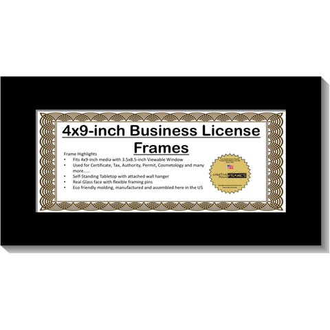 4x9 License Frame