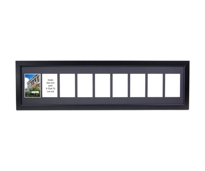 4x6-inch 2-14 Opening Black Picture Frame
