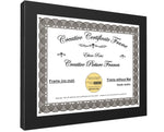 Traditional Black Diploma Frame (no Mat)