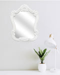 Venice White Accent Mirror