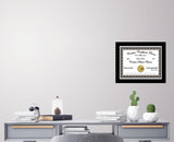 Traditional Black Diploma Frame (no Mat)